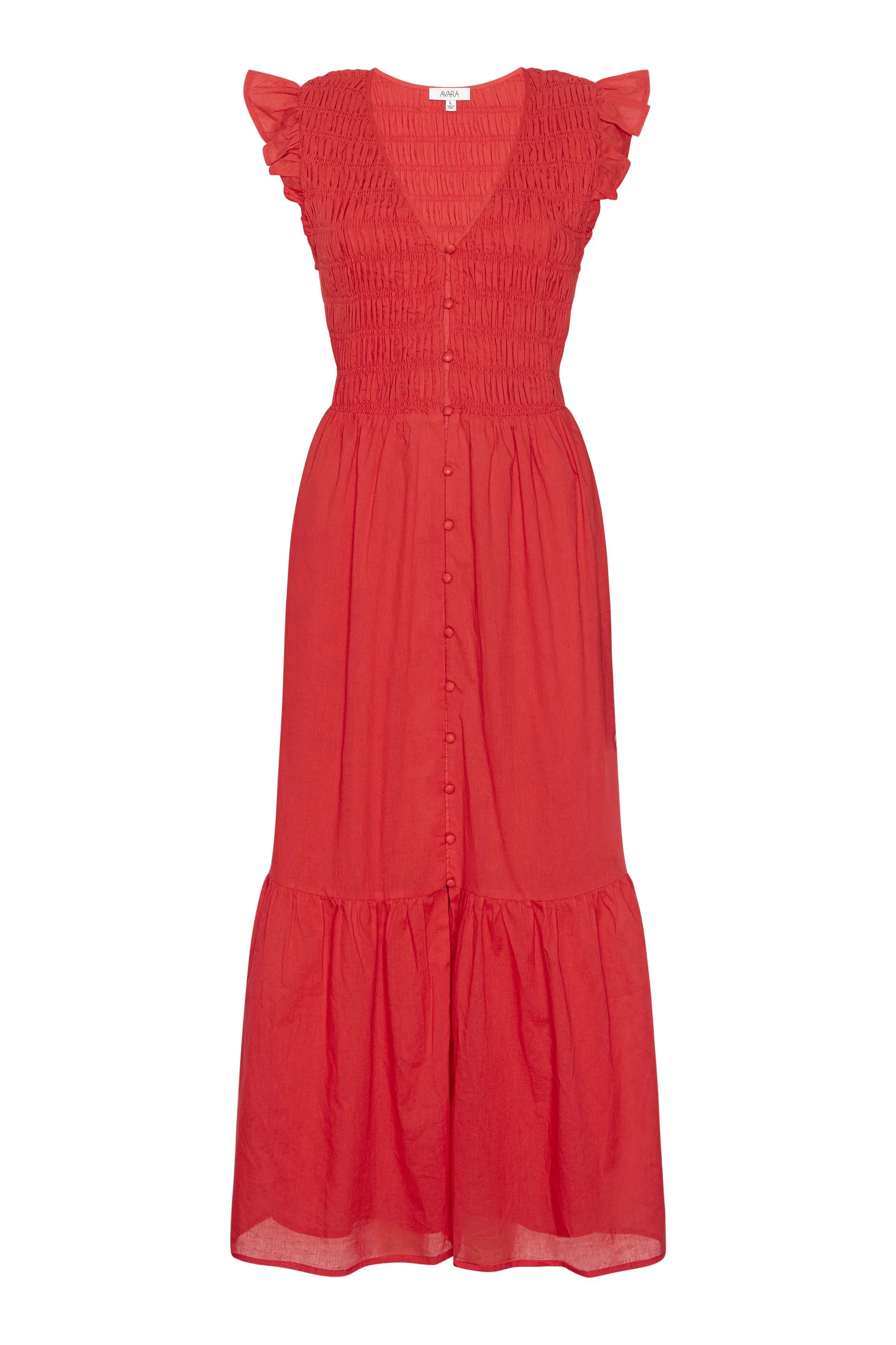Allyn Dress- Red