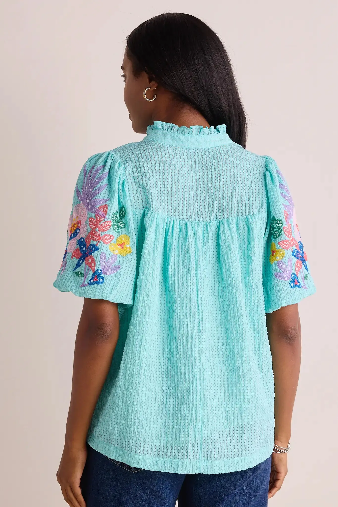Amelia Top- Blue