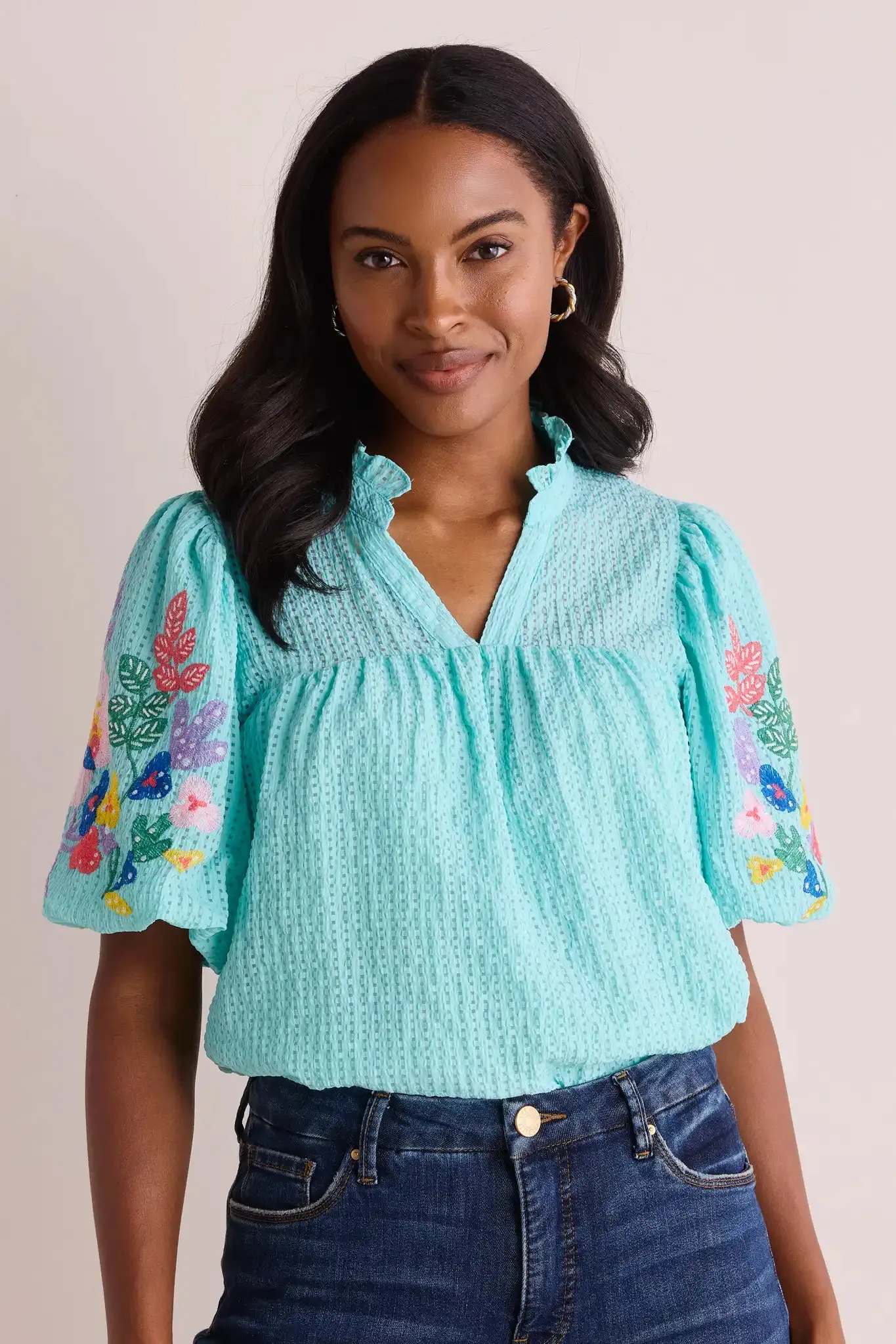 Amelia Top- Blue