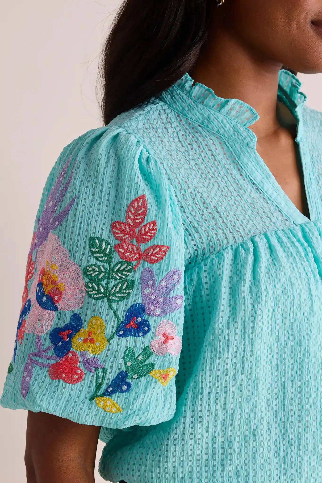 Amelia Top- Blue