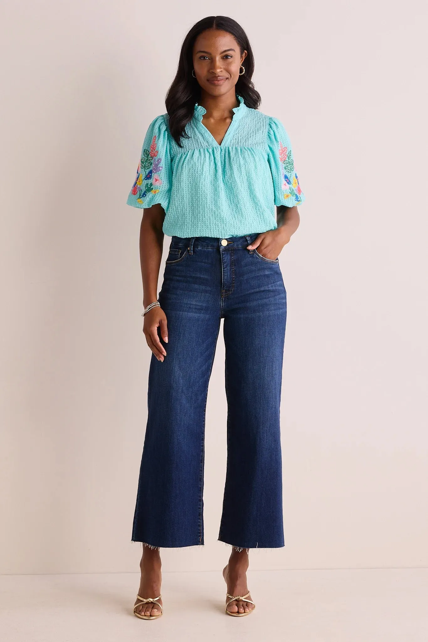 Amelia Top- Blue