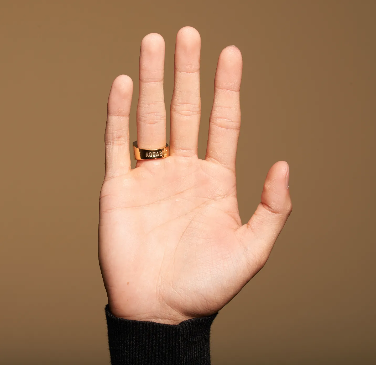 Aquarius Gold&Bold mens ring