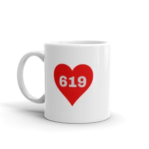 AREA CODE 619 Mug