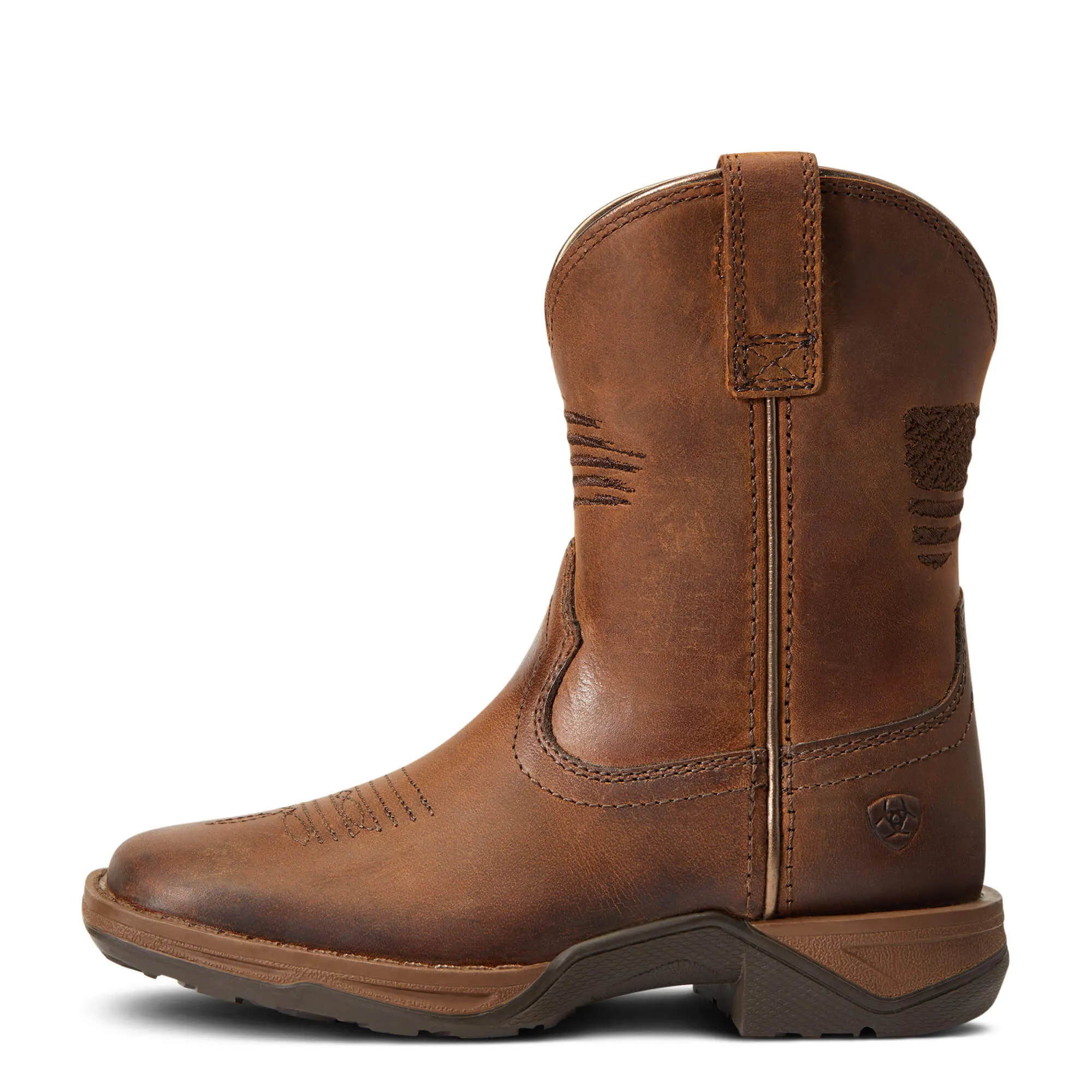 Ariat Kids Anthem Patriot Boot - Distressed Brown