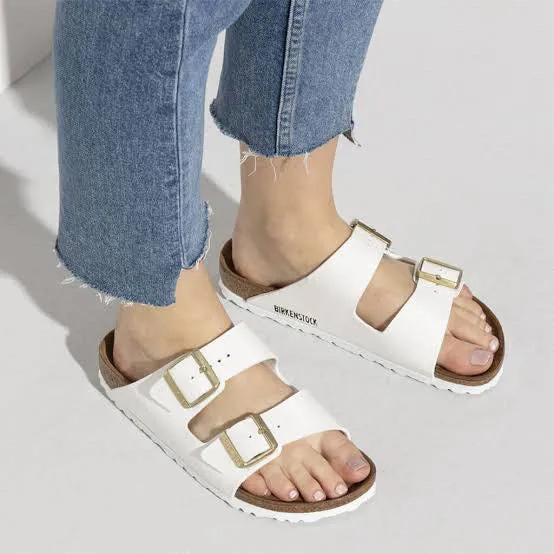 ARIZONA BIRK FLOR || WHITE || BIRKENSTOCK