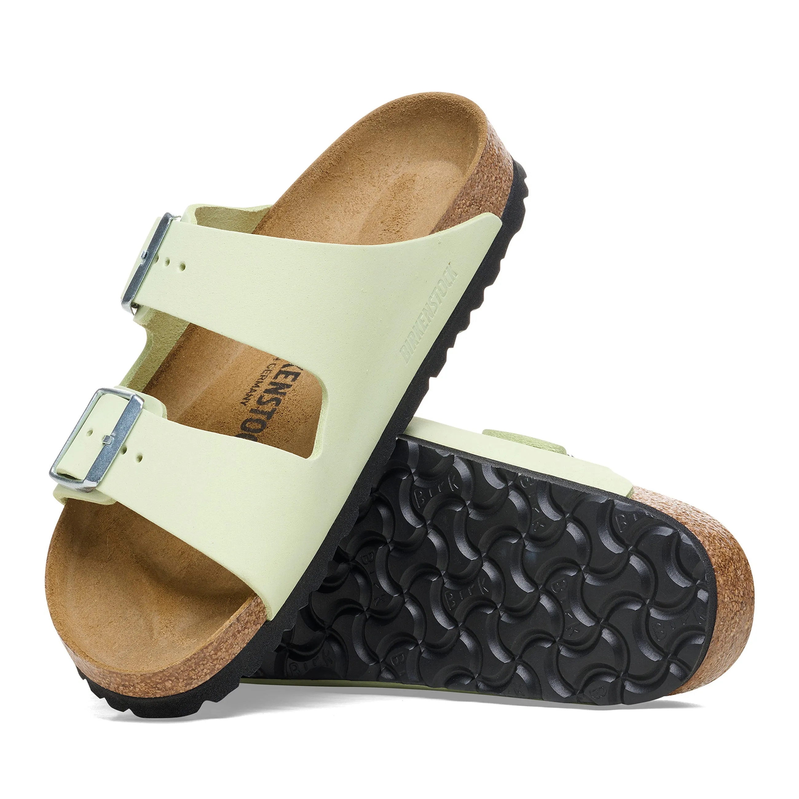 Arizona Faded Lime Nubuck Leather