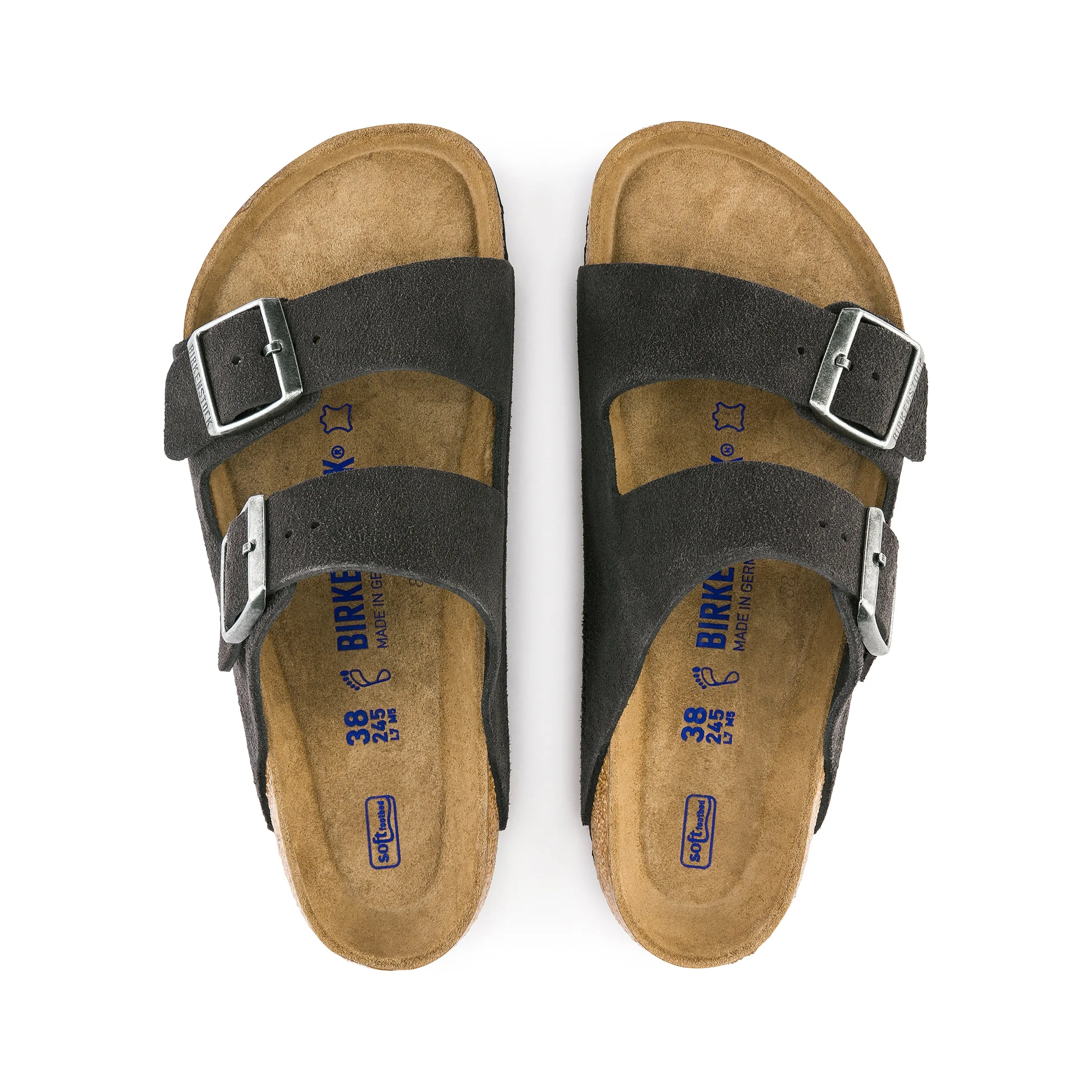 Arizona SFB Velvet Grey Suede Leather