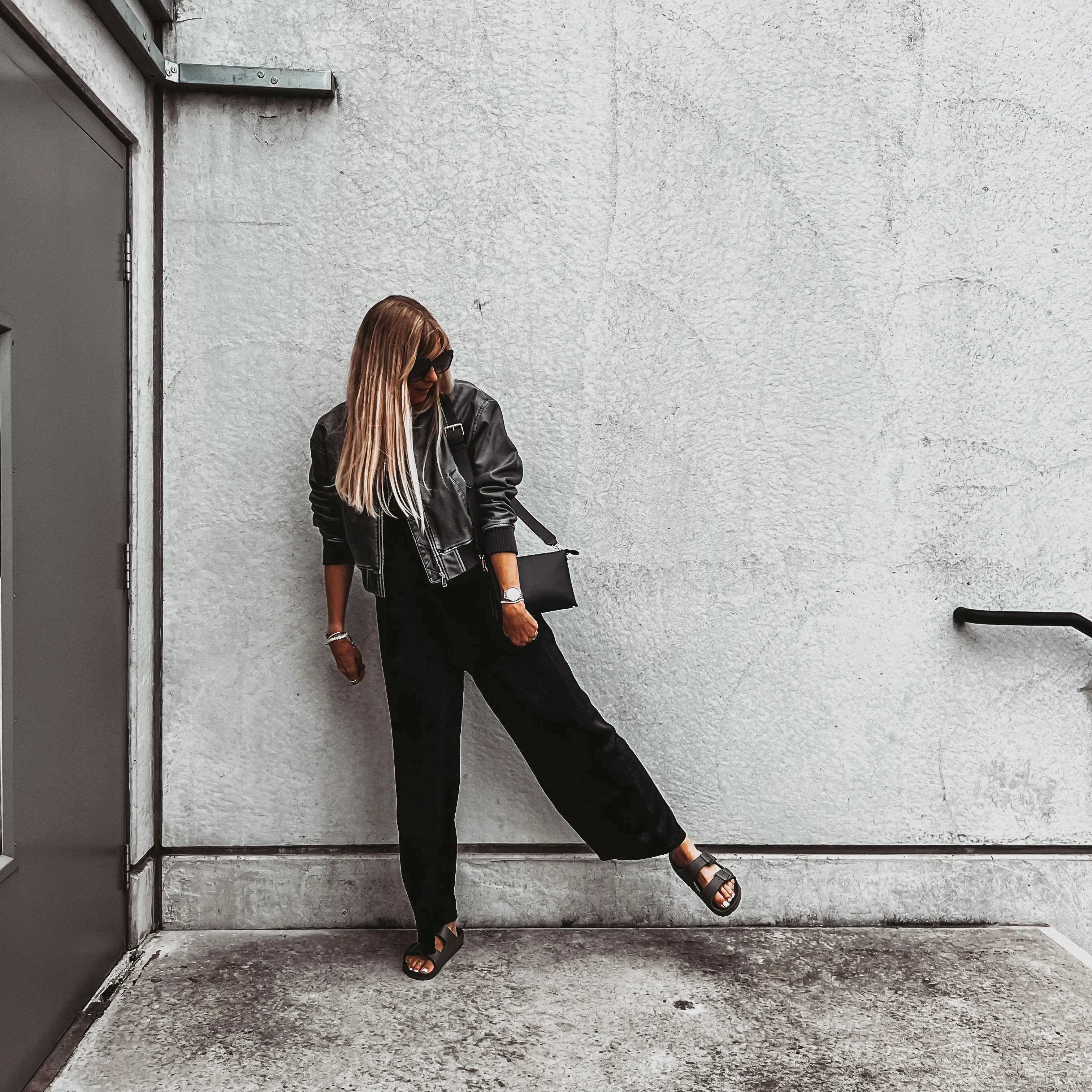 Athena satin BLACK jumpsuit