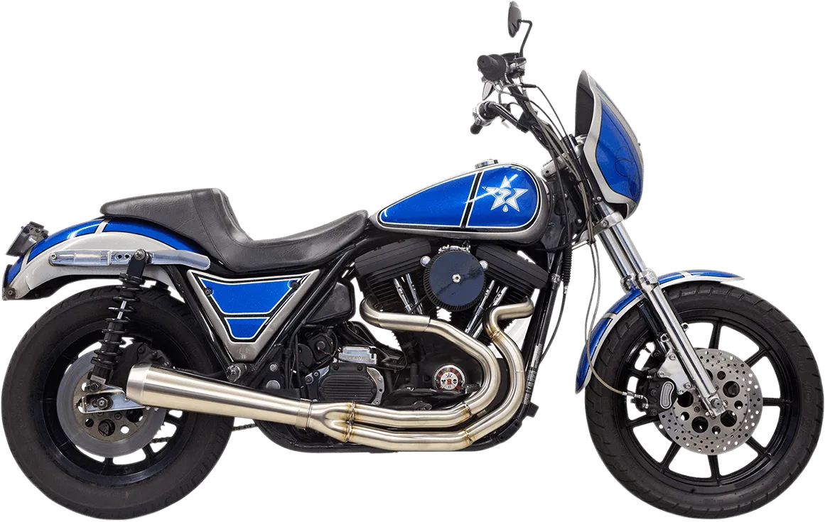Bassani Manufacturing 1FXR2SS Road Rage 3-Stepped 2-Into-1 Exhaust System