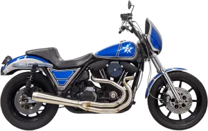 Bassani Manufacturing 1FXR2SS Road Rage 3-Stepped 2-Into-1 Exhaust System