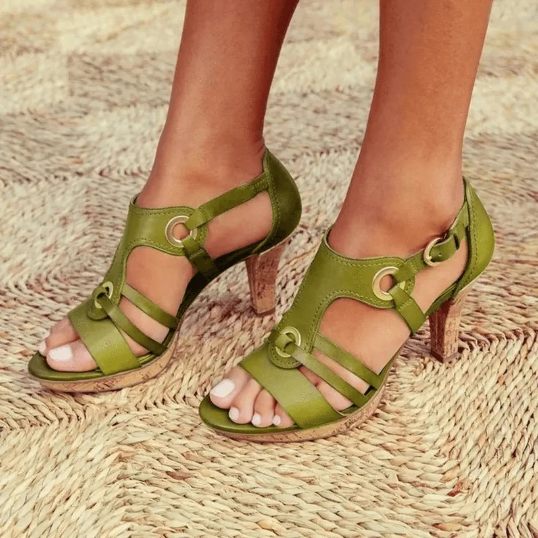BELLA -  Comfortable Heeled Sandals