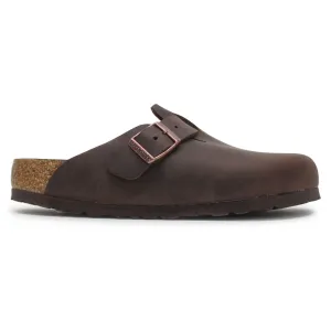 Birkenstock Boston BS Oiled Leather Unisex Slip On Clogs Sandals