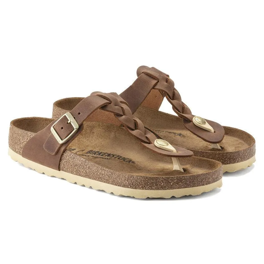 Birkenstock Gizeh Braided Cognac