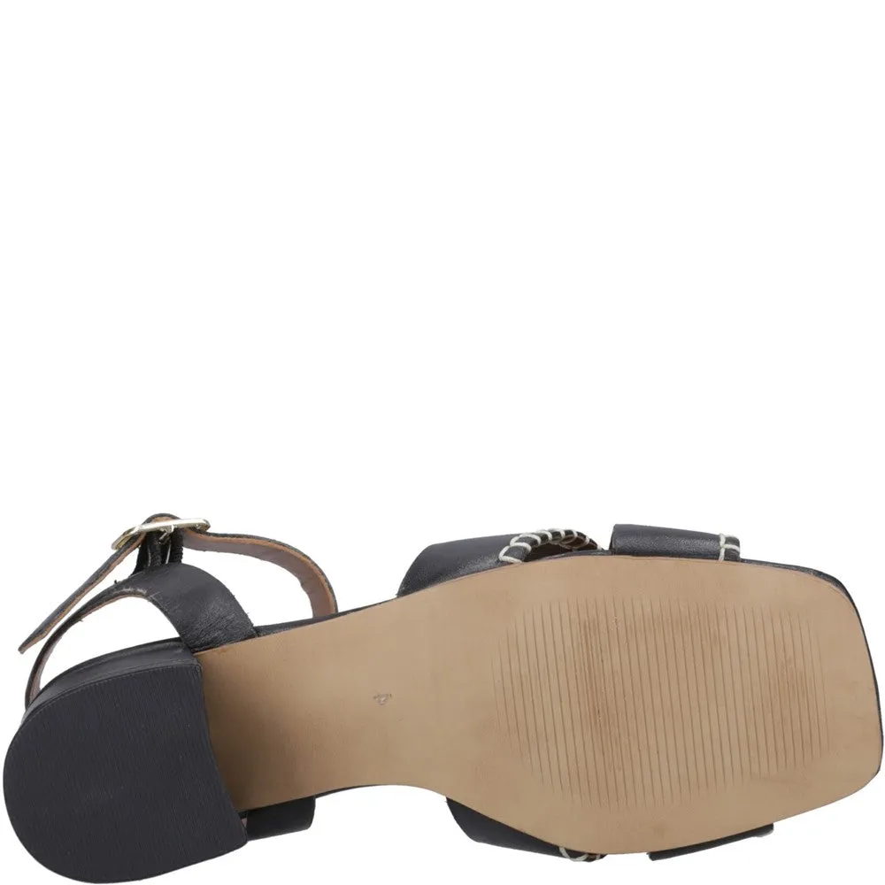 Black Lyla Heeled Sandals