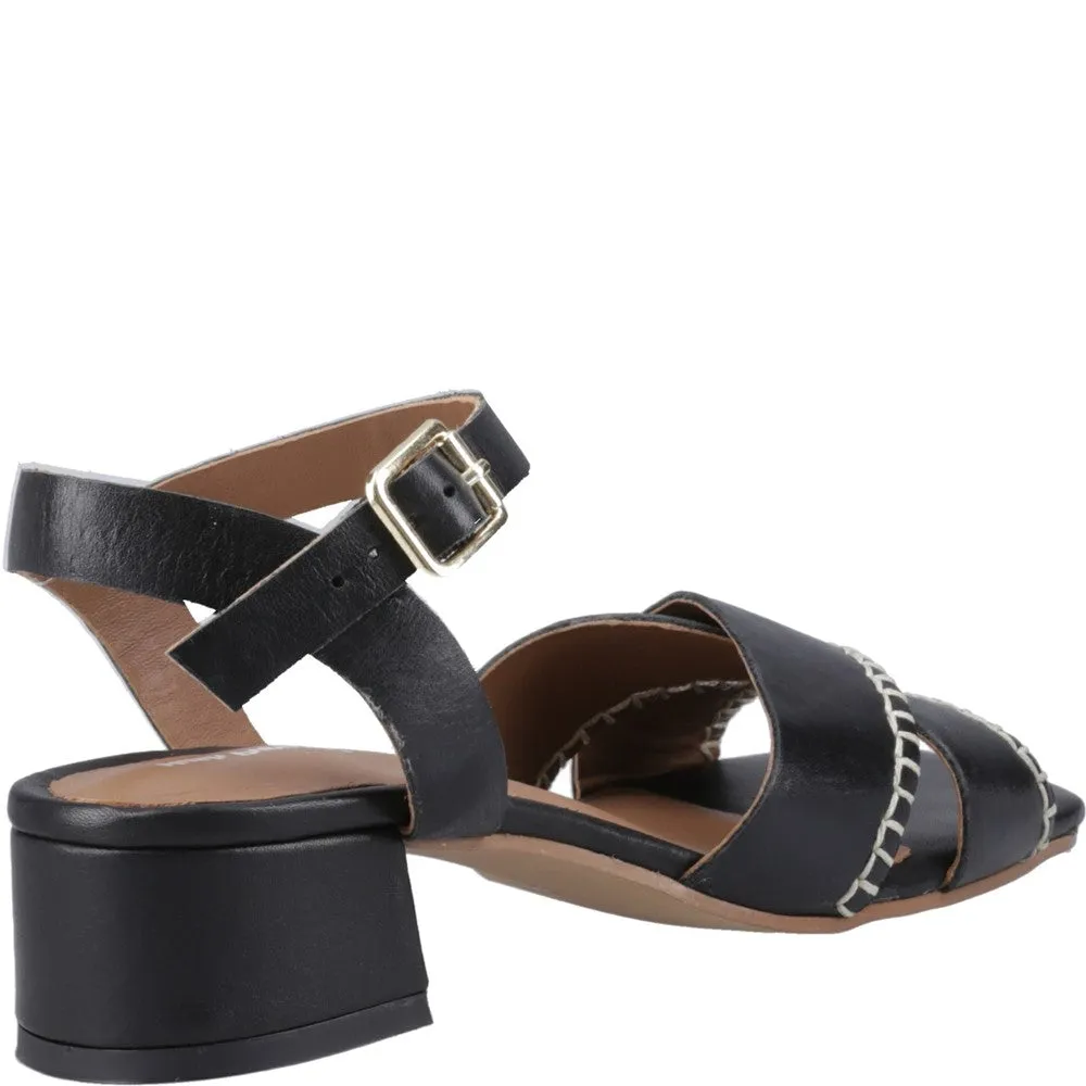 Black Lyla Heeled Sandals