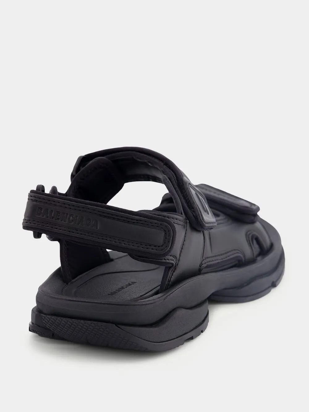 Black Tourist Sandals