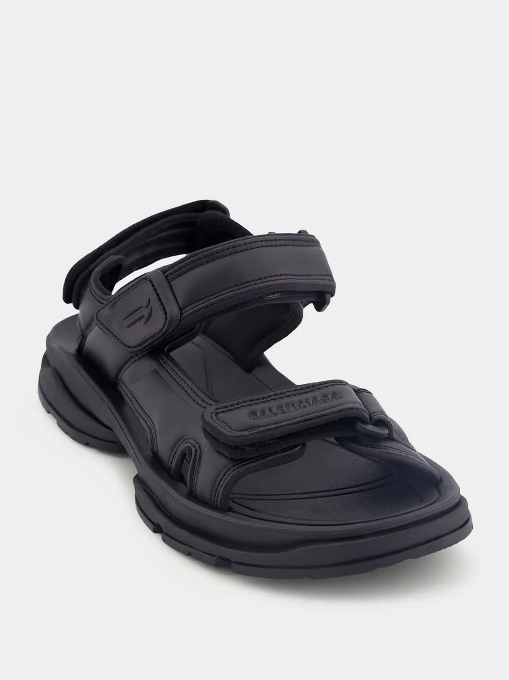 Black Tourist Sandals