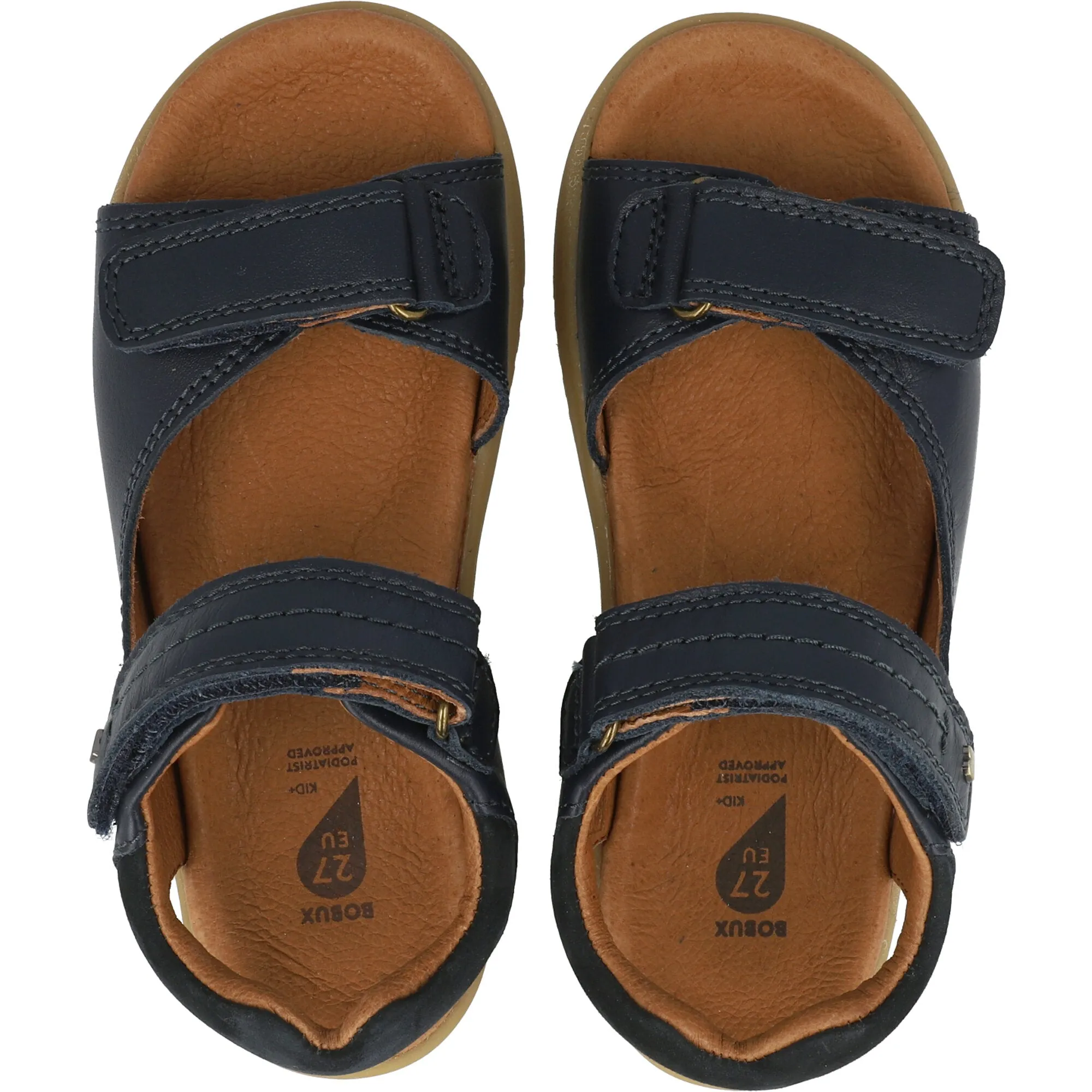Bobux Driftwood Navy Kid Sandals