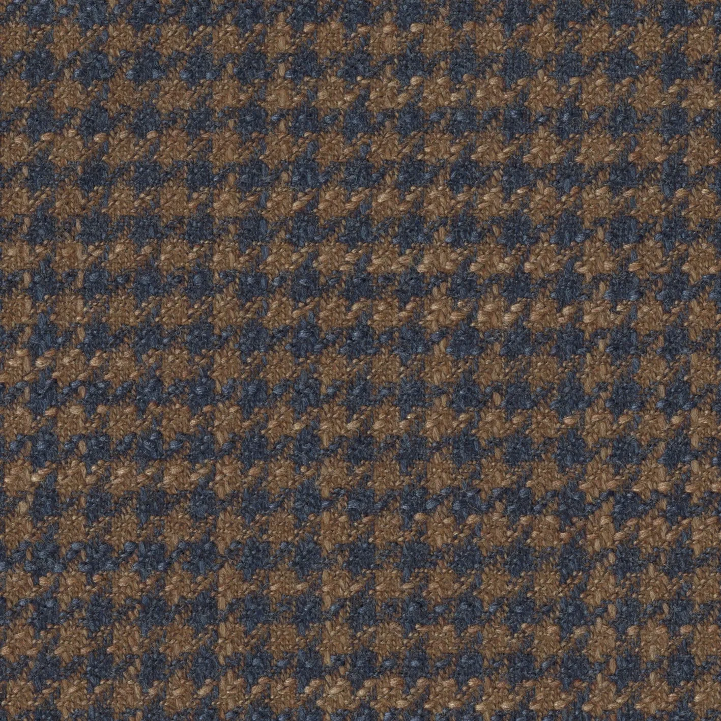 Bold Brown and Blue Houndstooth Sport Jacket