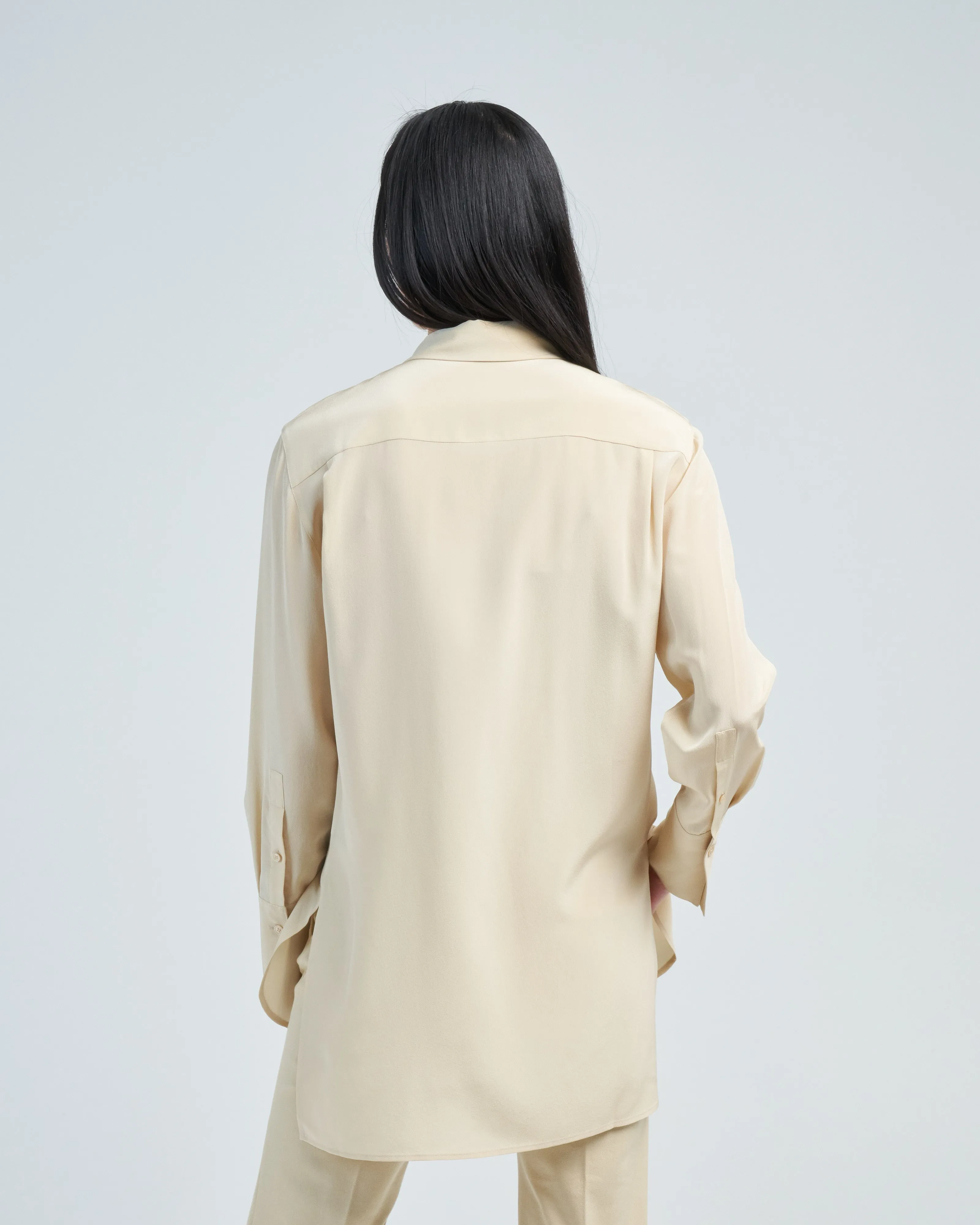 bold crepe blouse