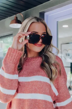 Bold Oversized Square Sunglasses - Tortoise