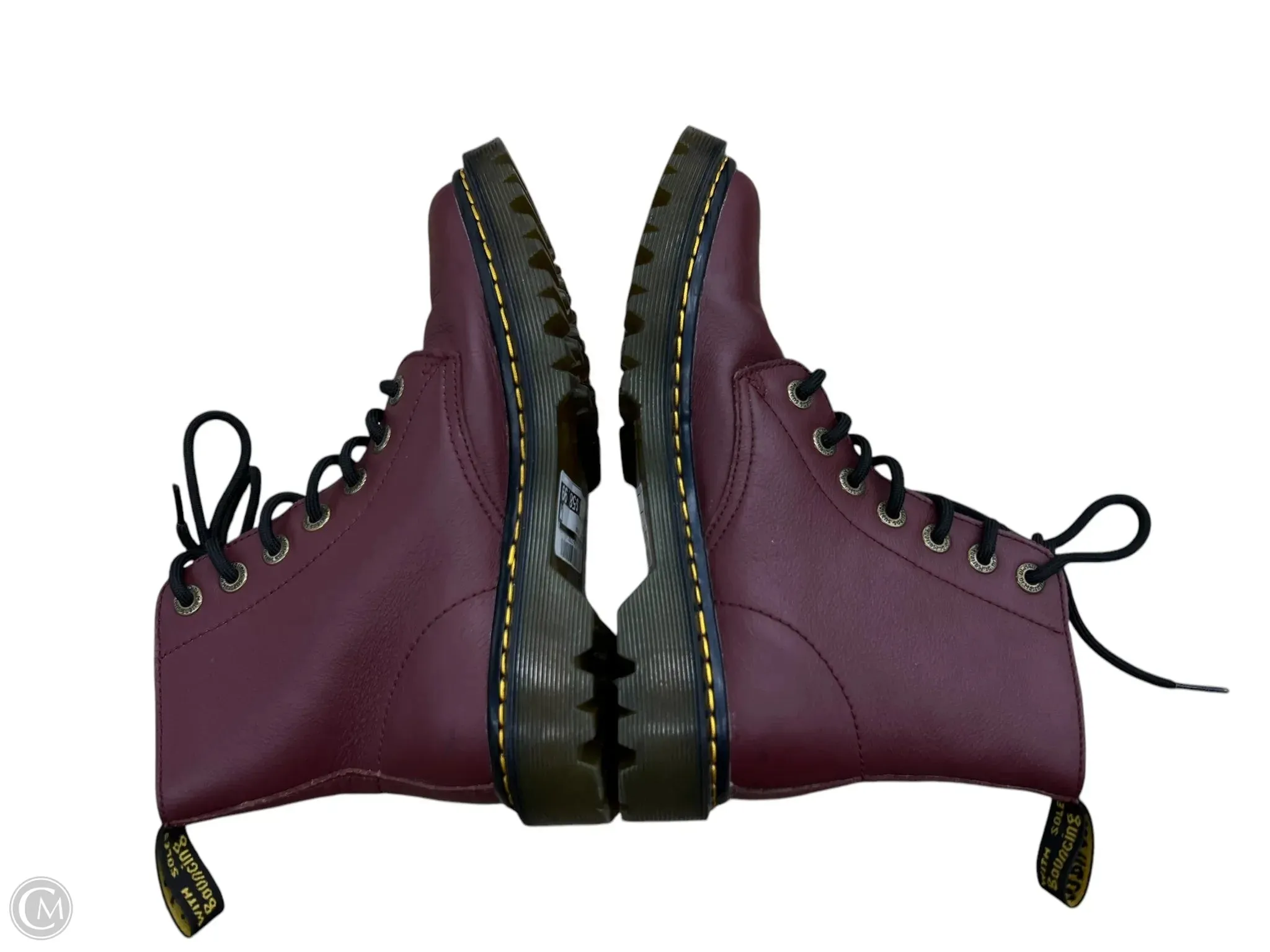 Boots Leather By Dr Martens In Red, Size: 6