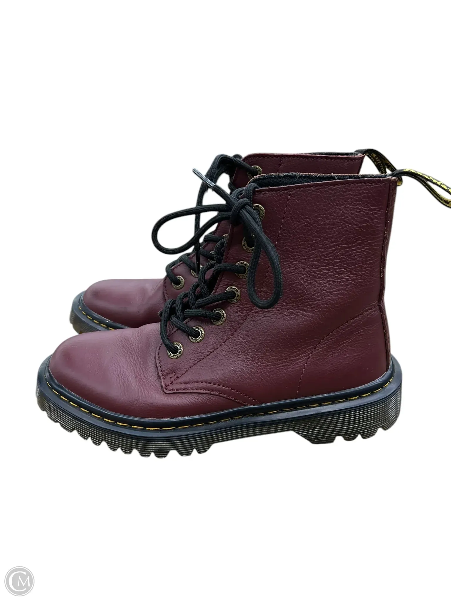 Boots Leather By Dr Martens In Red, Size: 6