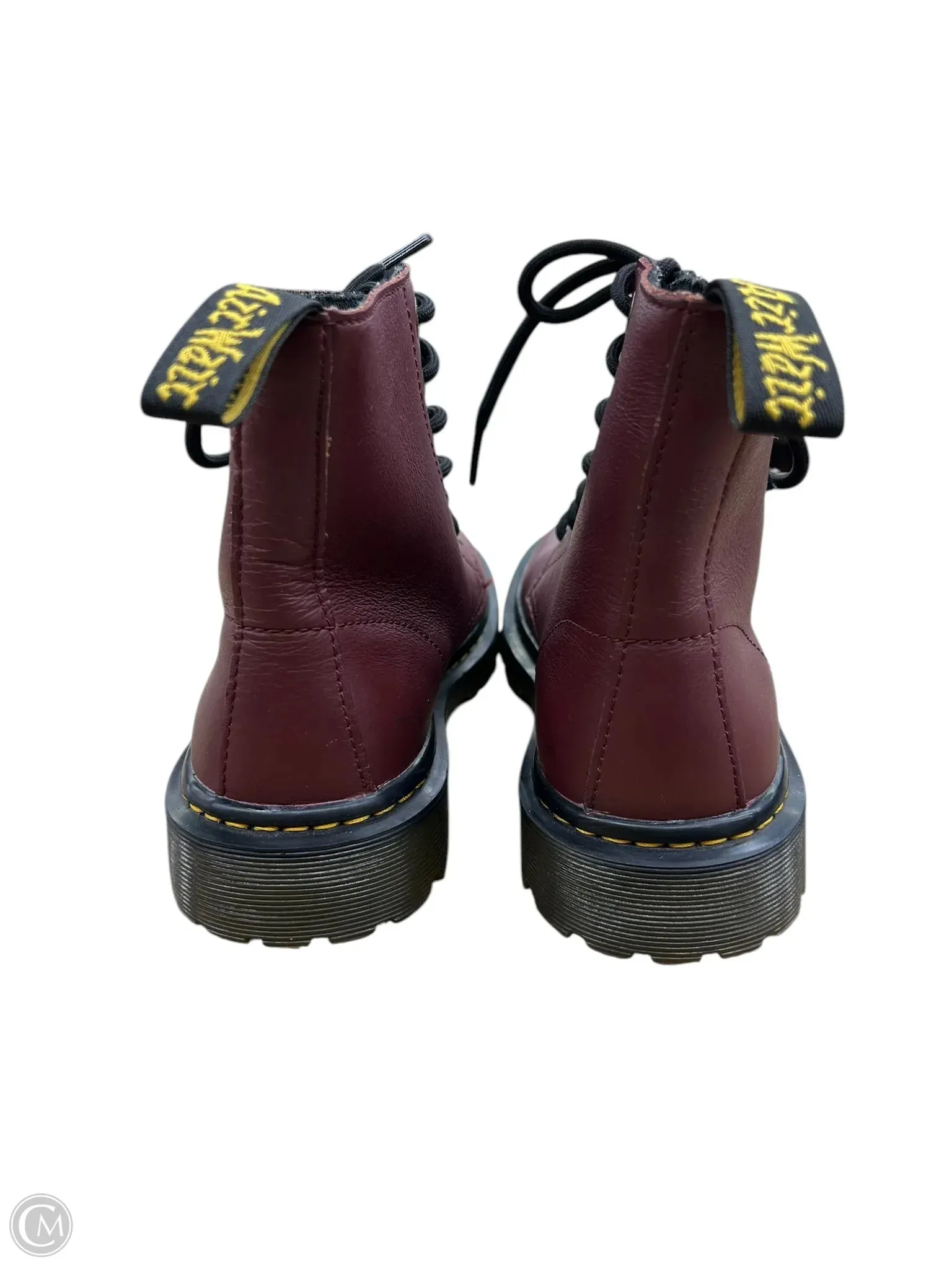 Boots Leather By Dr Martens In Red, Size: 6