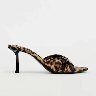 Bow Leopard Heels