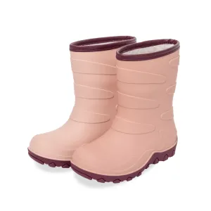 Bright Flesh Kids Winter Rain Boots