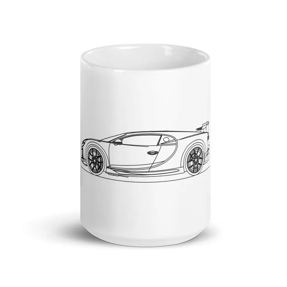 Bugatti Chiron Pur Sport Silhouette Mug