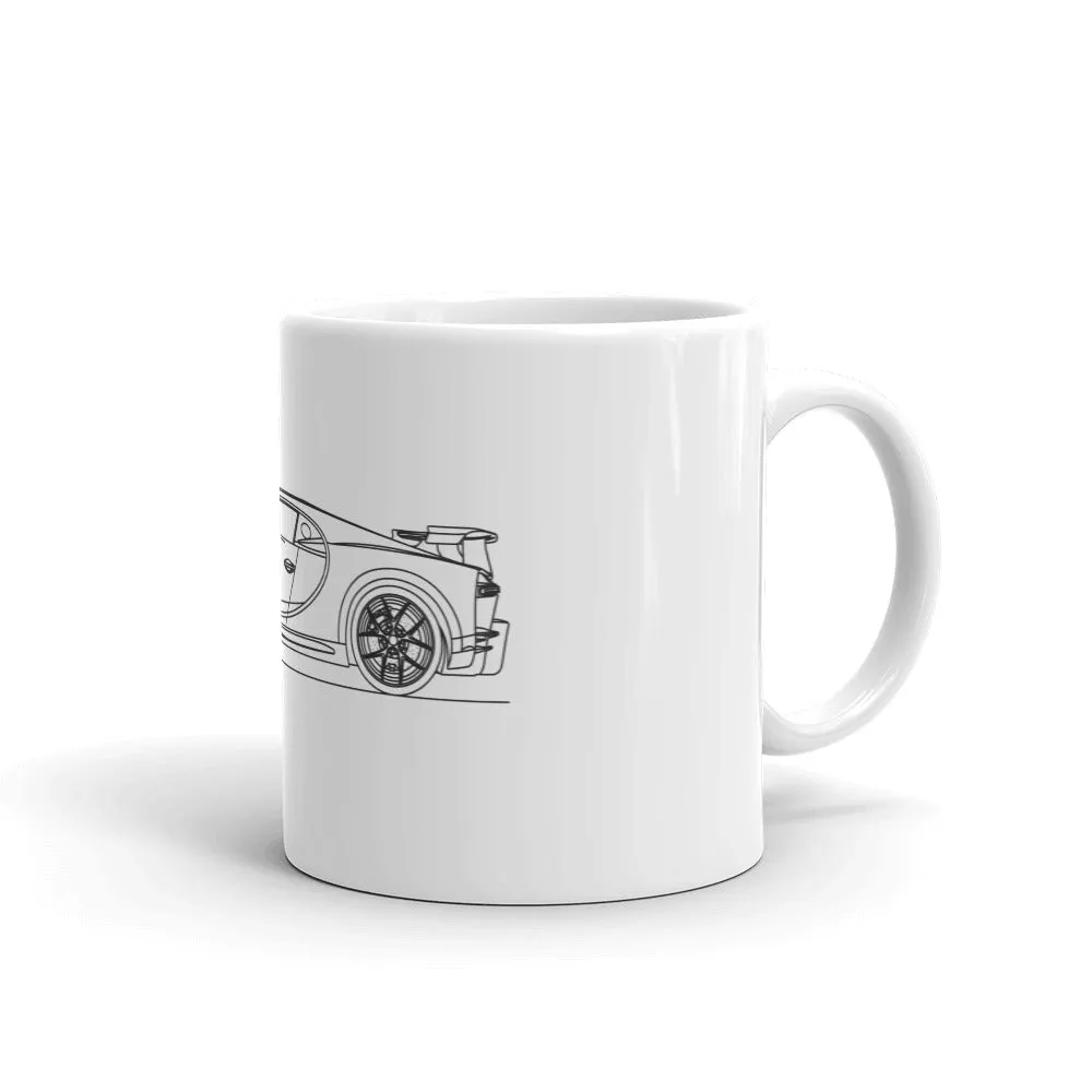 Bugatti Chiron Pur Sport Silhouette Mug