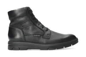 'Cameron' men's lace-zip boot - black