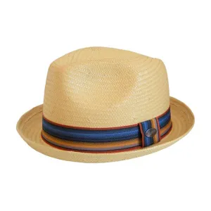 City Sport - Alberto - Fedora Fade Straw Hat - Beige