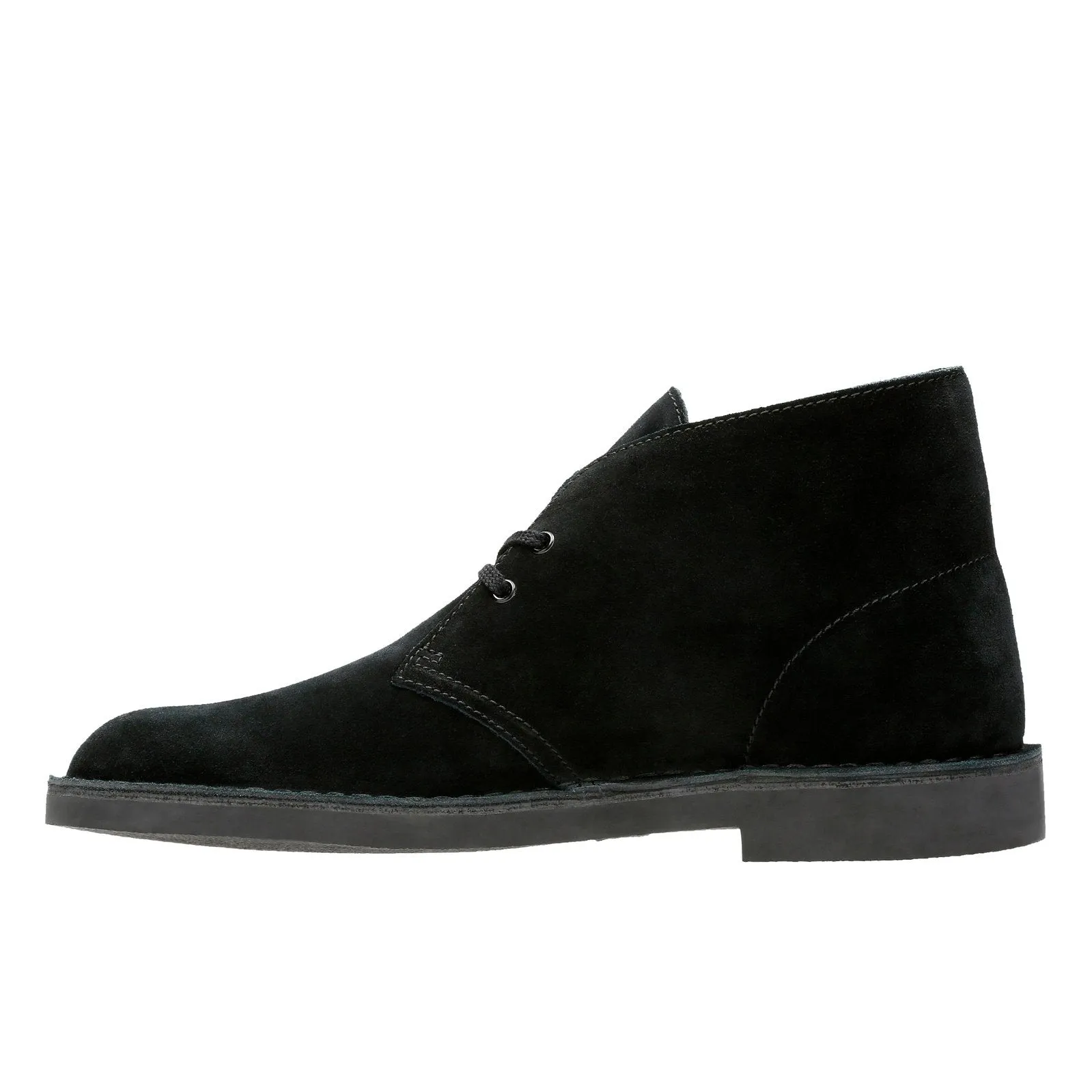 Clarks Mens Bushacre 2 Boots Black Suede