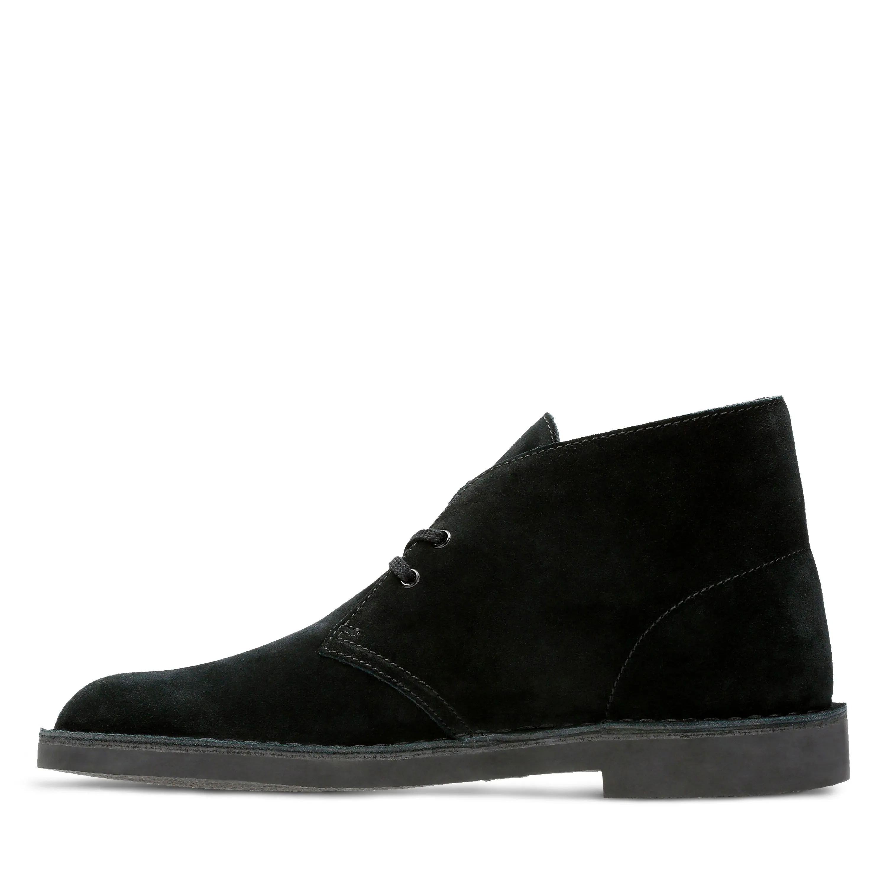 Clarks Mens Bushacre 2 Boots Black Suede