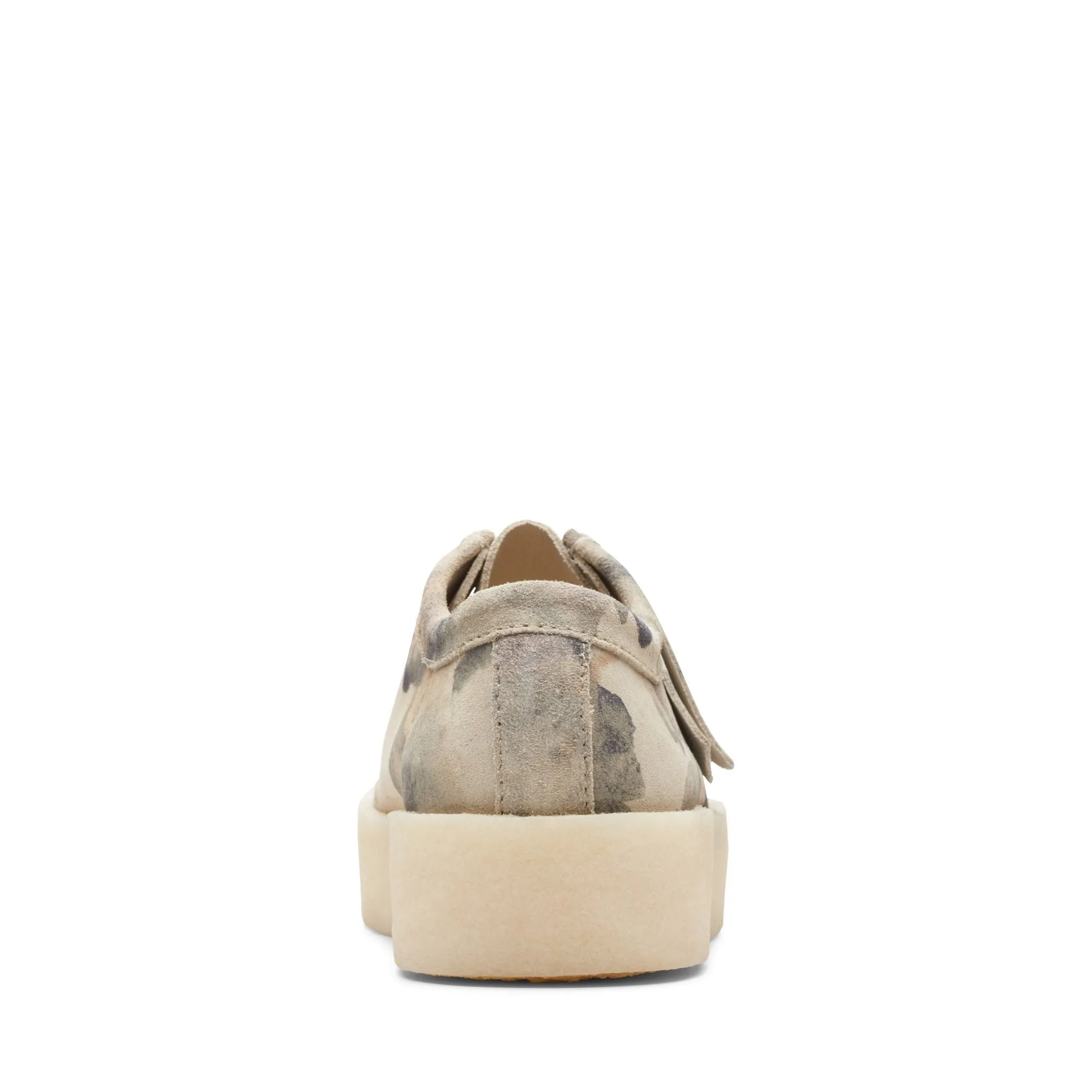 Clarks Mens Original Wallabee Shoes Off White Camo