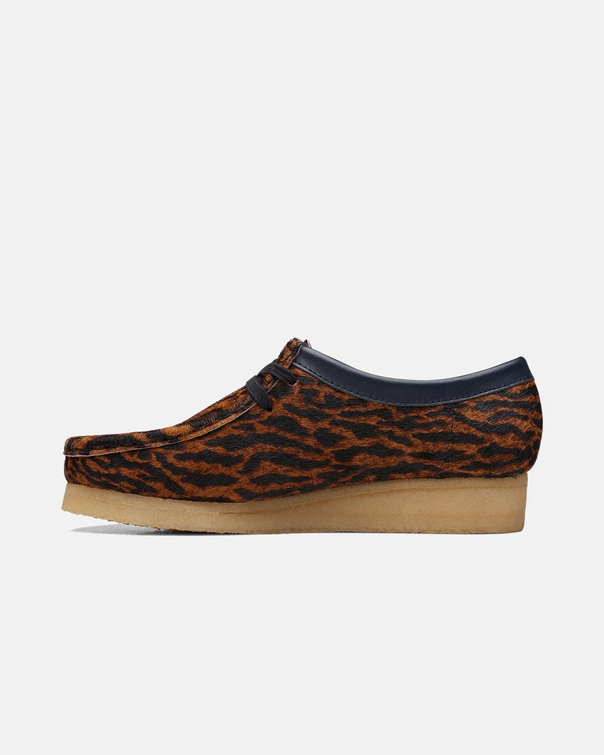 CLARKS ORIGINALS WOMENS WALLABEE SHOES TORTOISESHELL