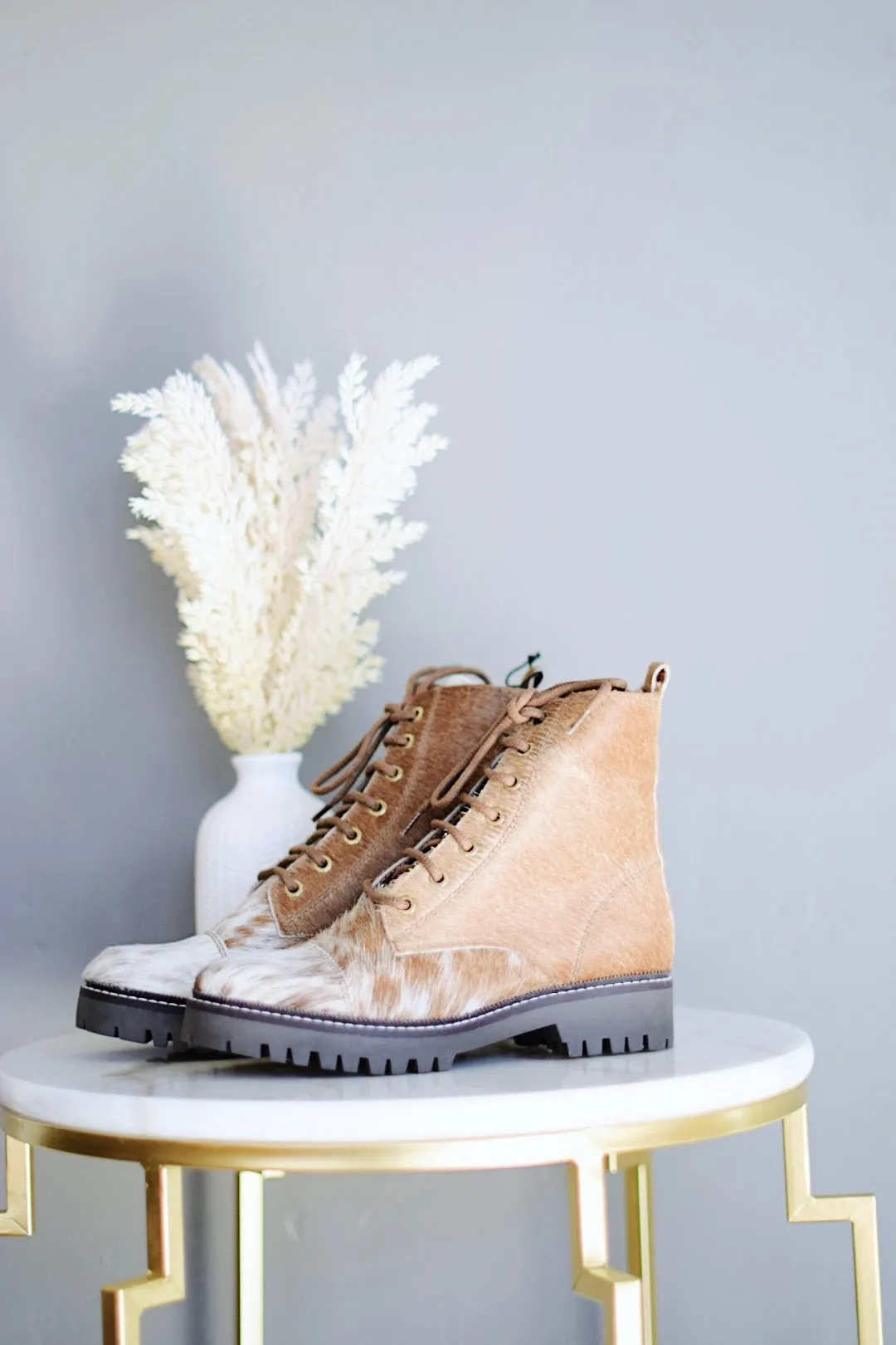 Cowhide Boots