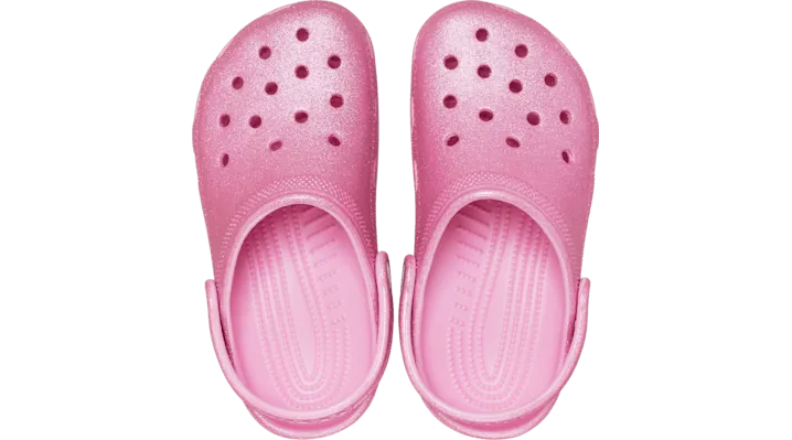 Crocs Kids Classic Clog Pink Tweed Glitter