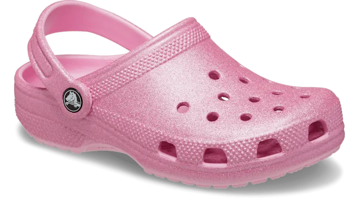 Crocs Kids Classic Clog Pink Tweed Glitter