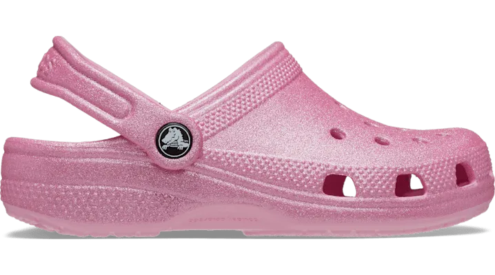 Crocs Kids Classic Clog Pink Tweed Glitter