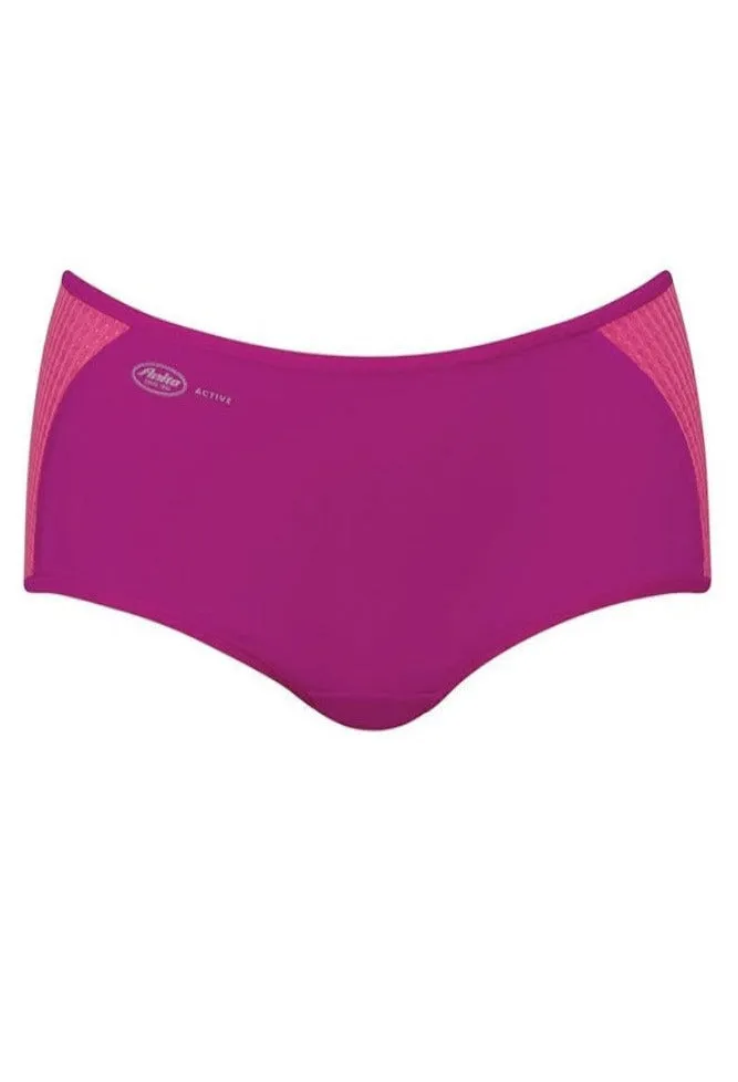 Culotte Sport Seconde Peau Taille Plus - Rose Électrique