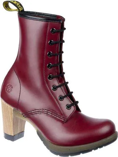 DARCIE CHERRY RED SMOOTH HERL BOOT