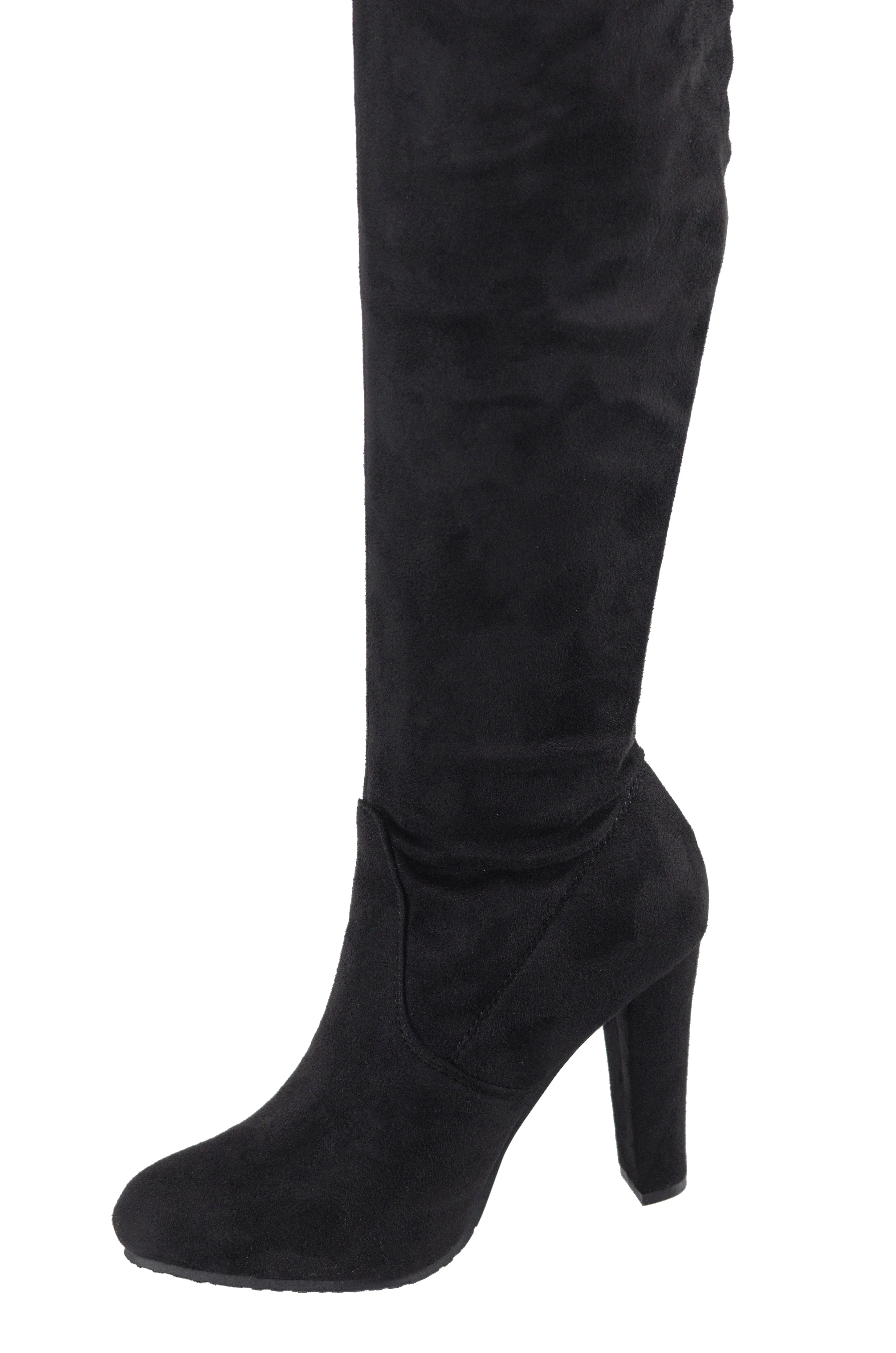 Dasia - Lace-Up Over The Knee Boots, Suede Design, Ideal for Bold and Fashion-Forward Winter Style