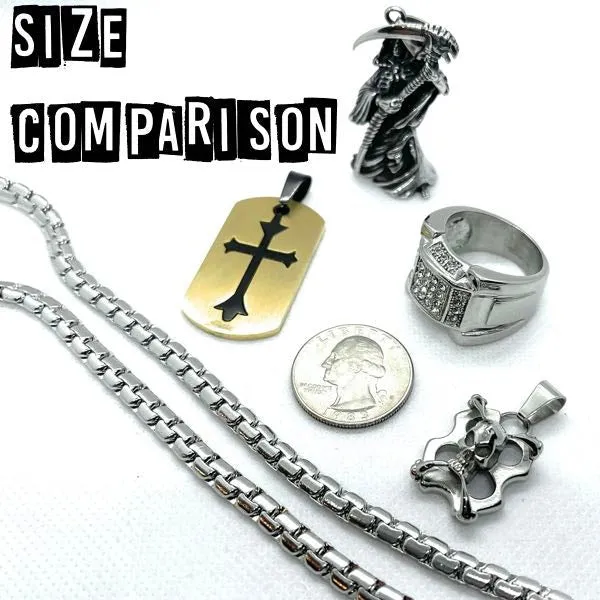 #DealoftheDay - Big, Bold & Heavy Grim Reaper Pendant (#p042)