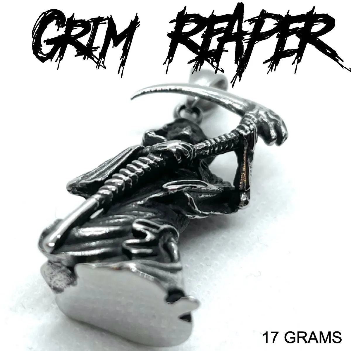 #DealoftheDay - Big, Bold & Heavy Grim Reaper Pendant (#p042)