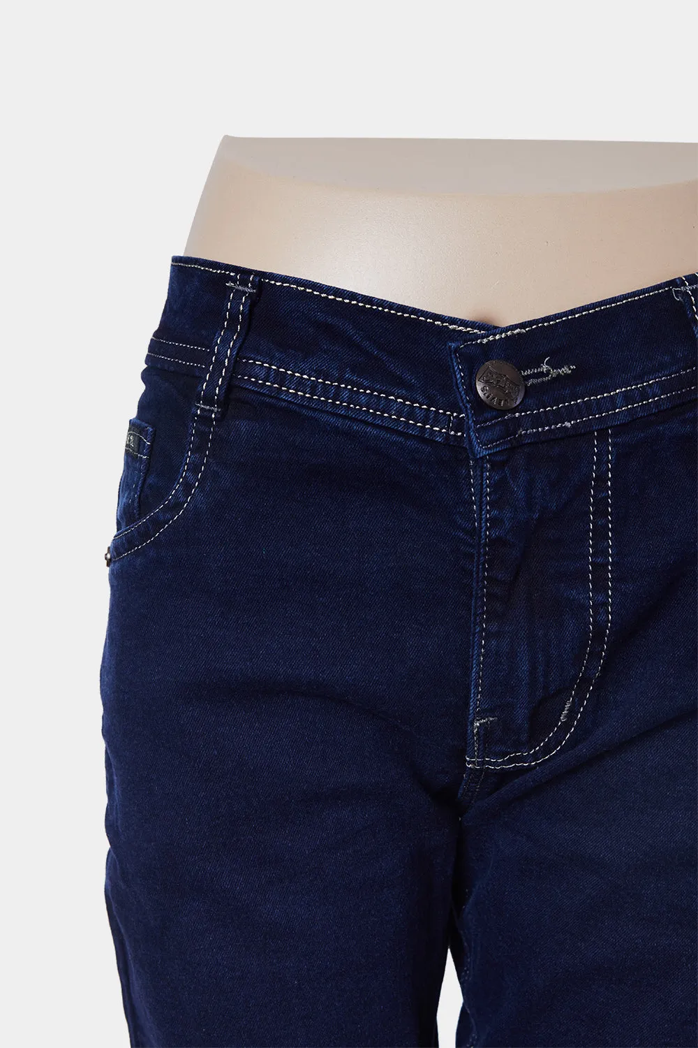 Diesel Industry Dark Blue Wash Mid Rise Skinny Jeans