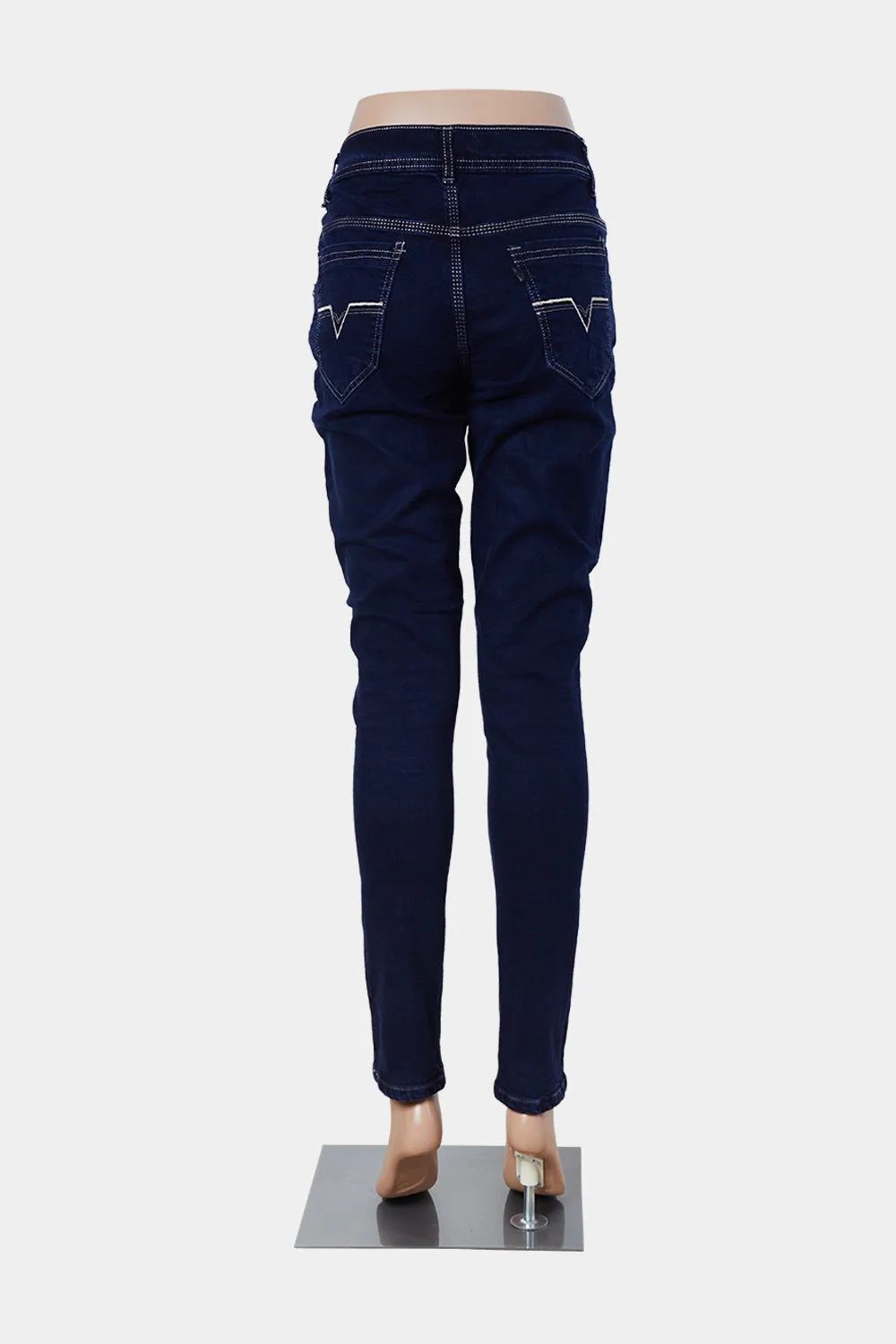 Diesel Industry Dark Blue Wash Mid Rise Skinny Jeans