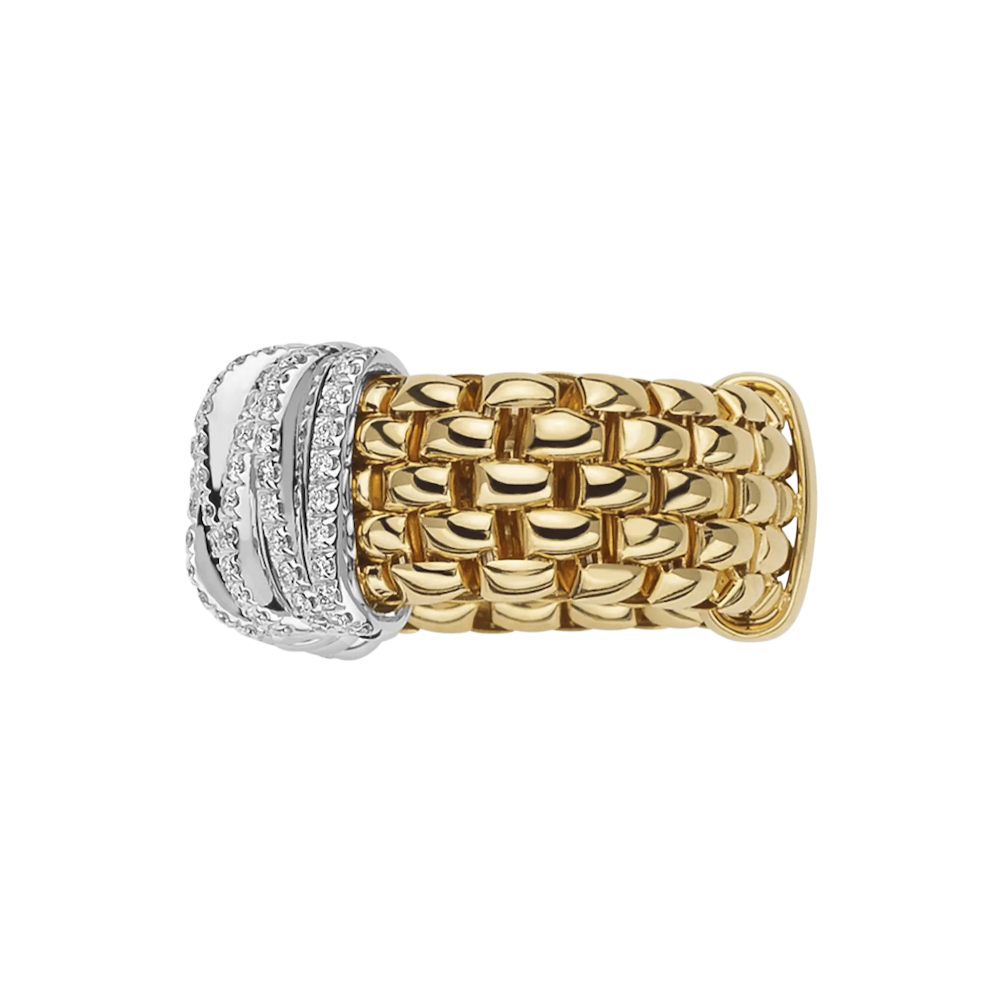 Fope Panorama Flex'it ring with diamonds pave'